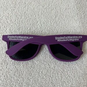 Purple Sunglasses with Black Lenses